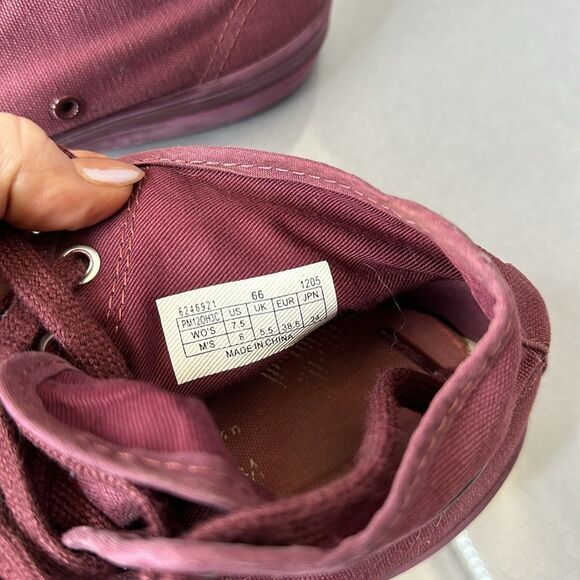 PF Flyers Vulcanized Posture foundation burgundy plum unisex W7.5/M6 (1508) - Picture 10 of 11